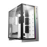LIAN LI O11 Dynamic XL ROG Certificated - Silver Color - Tempered Glass on the Front, and Left Side - E-ATX, ATX Full Tower Gaming Computer Case 